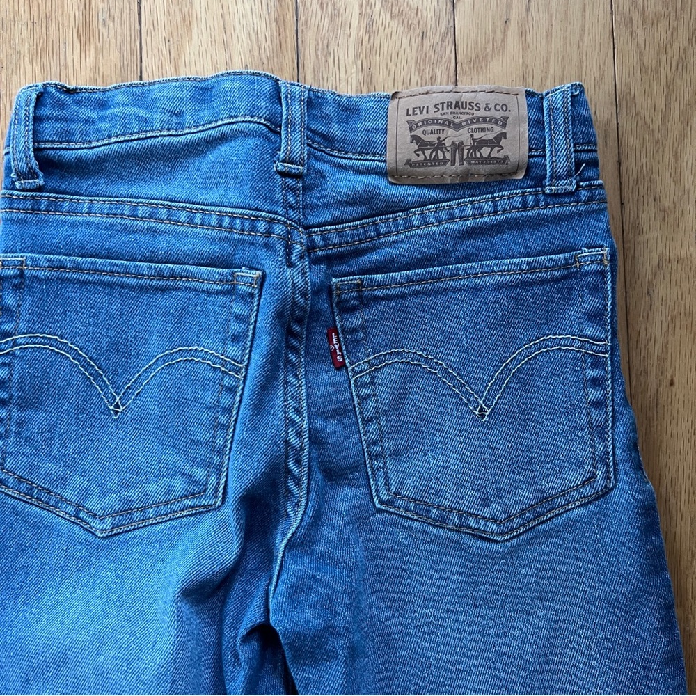Girls Levi’s High Rise Crop flare, size 7 - Picture 5 of 5